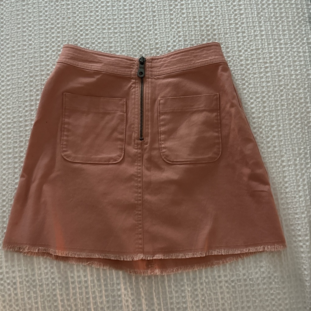 Madewell zip mini skirt